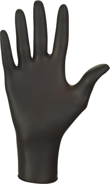 Rękawiczki nitrylowe bezpudrowe Nitrylex Black, rozmiar L, 100 sztuk, czarny
