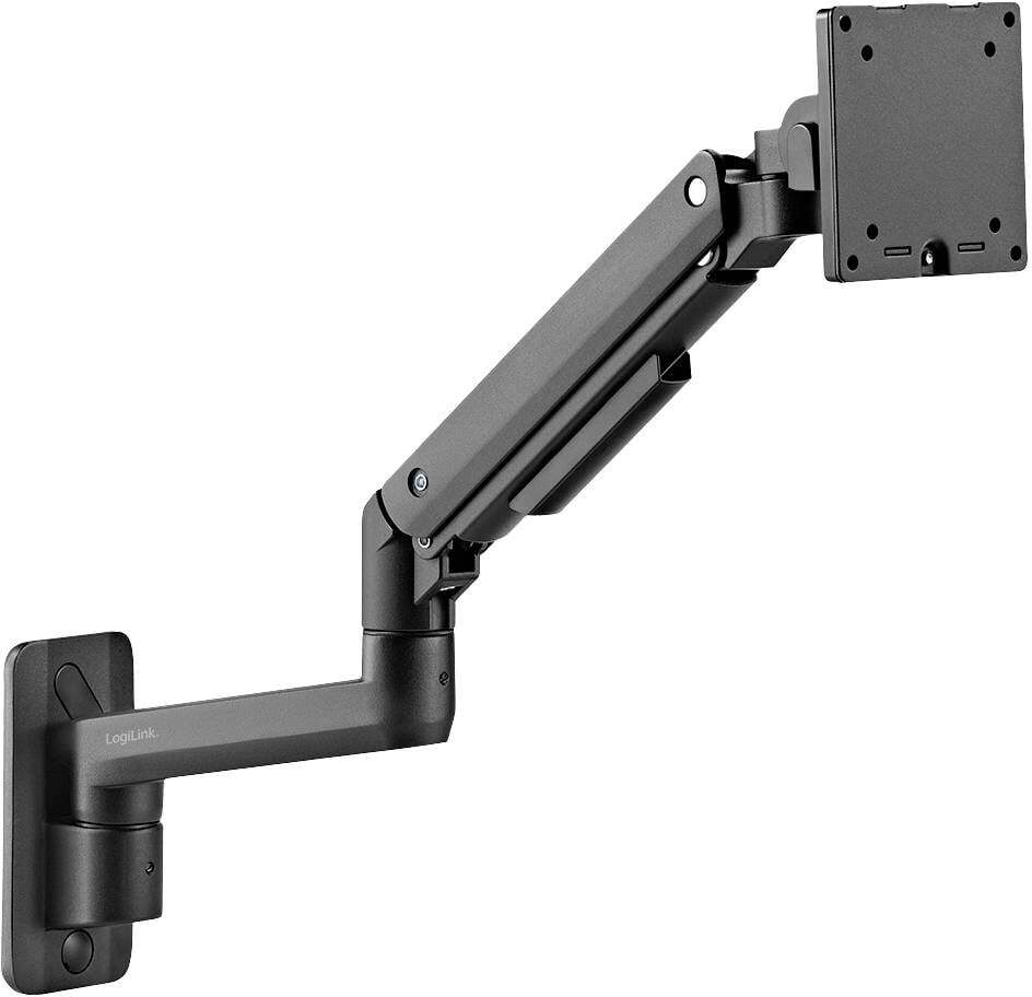Uchwyt na monitor LogiLink, ścienny, do 20kg, 17-49", czarny