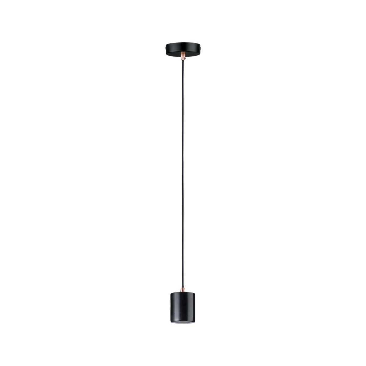 Paulmann Neordic Nordin lampa wisząca 1x20W czarny marmur/miedziany mat 79751