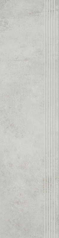 Paradyż Scratch stopnica 29,8x119,8 cm prosta nacinana biały półpoler