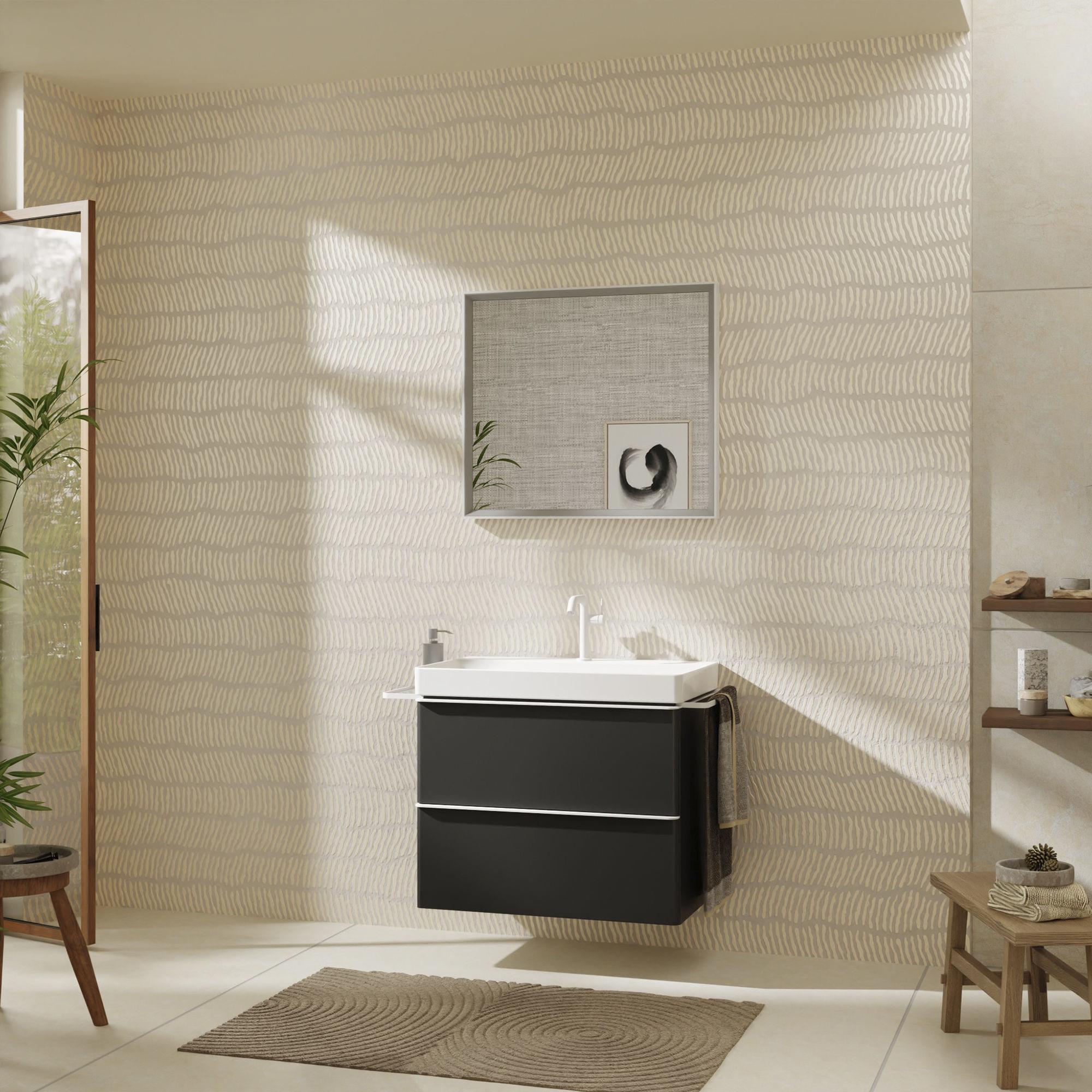 Hansgrohe Xelu Q szafka 78 cm podumywalkowa wisząca szary diament mat/biały mat 54028700