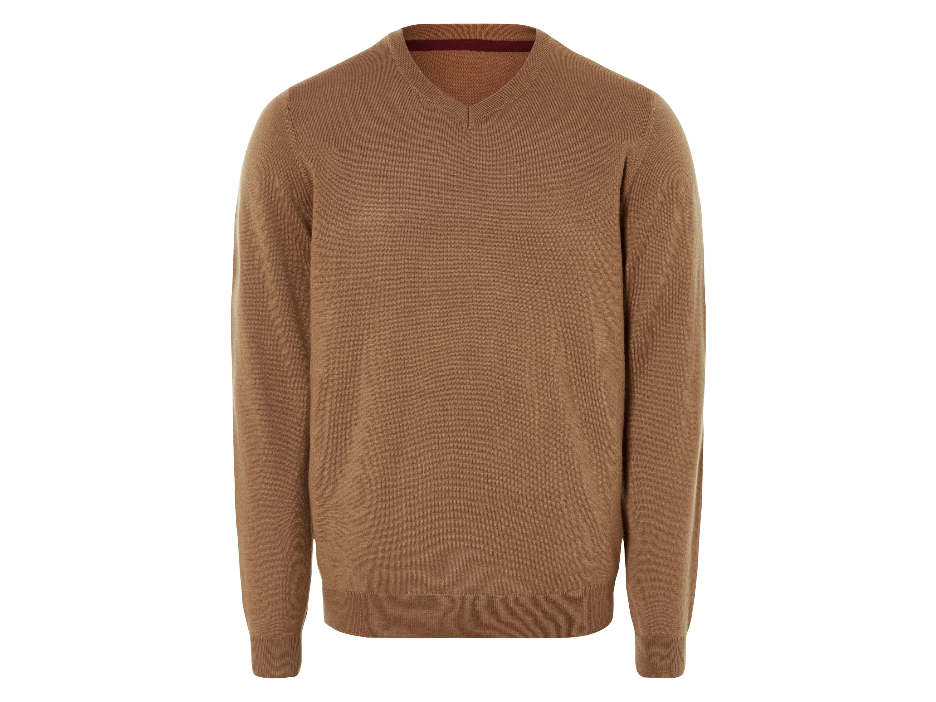 Livergy Sweter dzianinowy męski z wełną merino Xl56/58, Camel