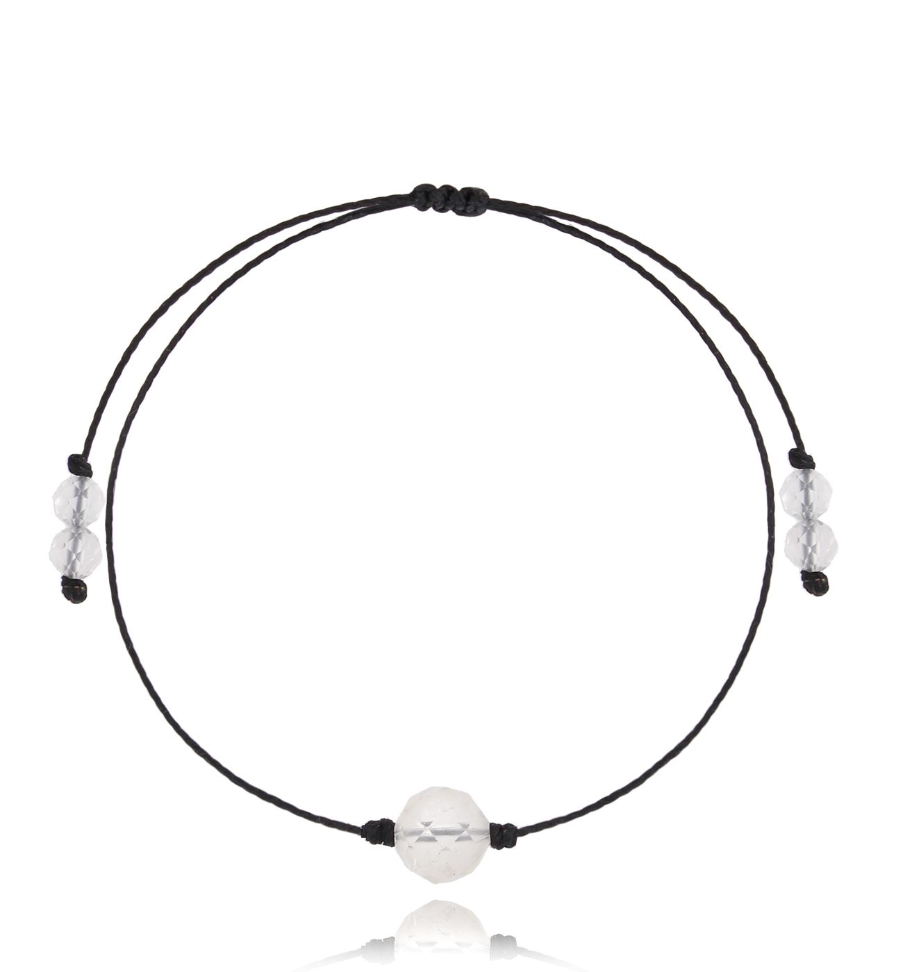 Bransoletka z kryształem górskim Birthstones BGL0720 - By Dziubeka
