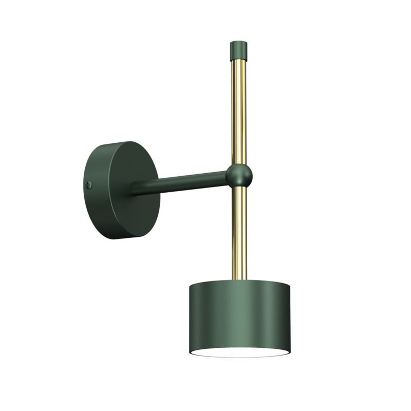 Kinkiet ścienny Milagro Arena zielony-mosiądz-złoty 1 x GX53 x 20W IP20 wym: 25 x 17 x 8 cm - 1 szt.
