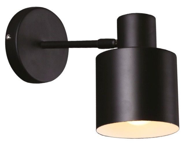 Kinkiet ścienny Maxlight Black czarny styl klasyczny 1 x E27 x 60W IP20 wym: 17 x 12 x 32 cm - 1 szt.