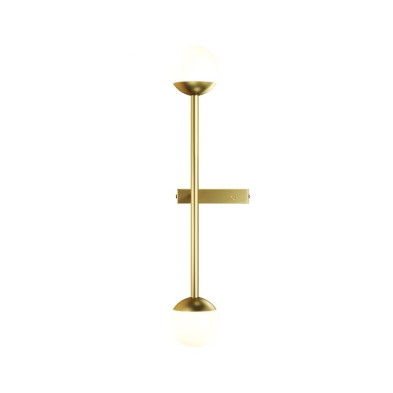 Kinkiet ścienny Maytoni Touch złoto-biały z włącznikiem LED 10W 3000K 900lm IP20 wym: 48 x 13 x 14,1 cm - 1 szt.