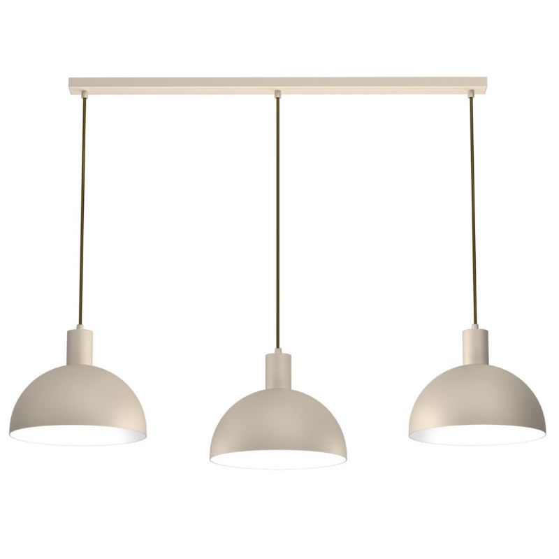 Lampa wisząca Luminex Handa kremowo-złota wym: 110 x 114 x 29 cm 3xE27 x 15W 1 szt.