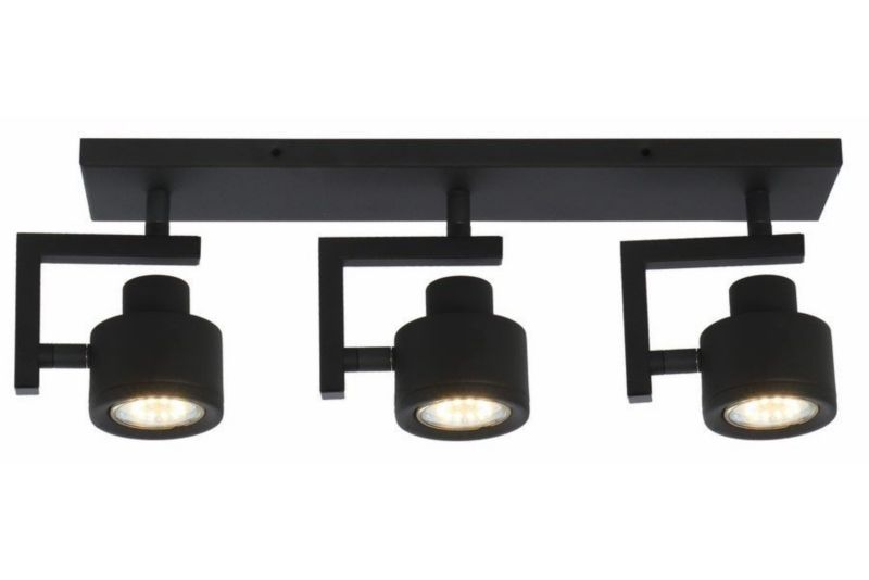 Oprawa sufitowa spot Reality Alenis 2 czarny 3 x GU10 x IP20 wym: 15 x 41 x 8 cm - 1 szt.