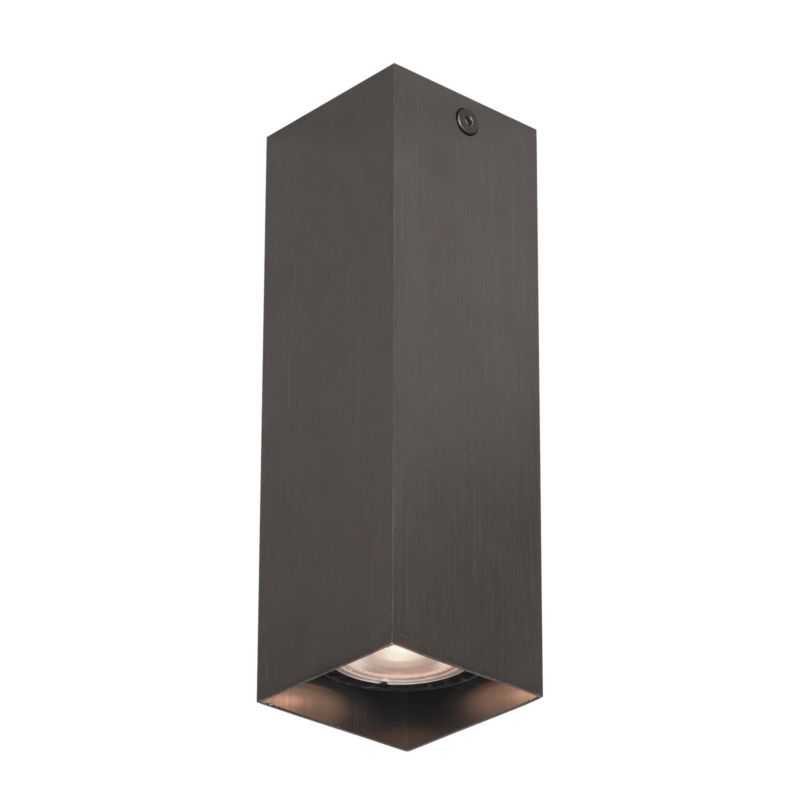 Spot sufitowy Italux Ander brązowy nowoczesna 1 x GU10 x 10W IP20 wym: 17 x 5,8 x 5,8 cm - 1 szt.