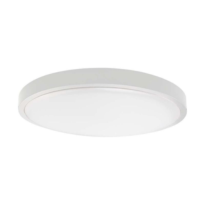 Plafon V-TAC biały LED 18W 4000K 1830lm czujnik IP44 wym: 6 x 29,5 x 29,5 cm tworzywo sztuczne - 1 szt.
