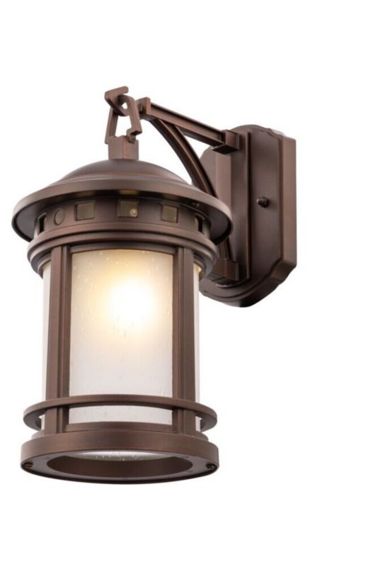 Kinkiet ścienny zewnętrzny Maytoni Salamanca brązowy 1 x E27 x 60W IP44 wym: 31,5 x 17,7 x 24,4 cm - 1 szt.