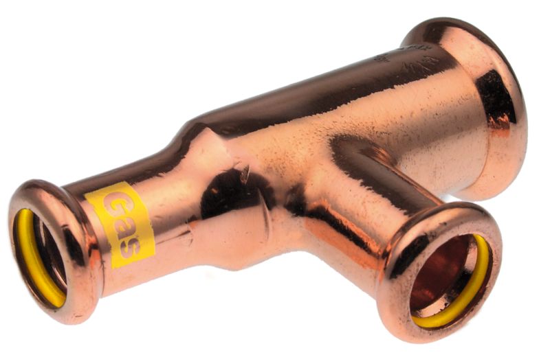 Trójnik redukcyjny KAN-therm Gas 22 x 15 x 22 mm