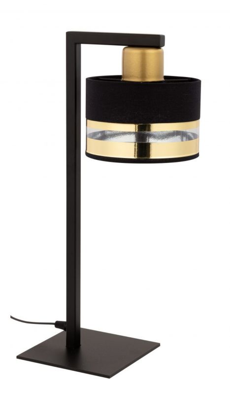 Lampka stołowa Sigma Lighting Pro czarno-złota 1 x E27 x 15W IP20 wym: 45 x 15 x 23 cm metal - 1 szt.