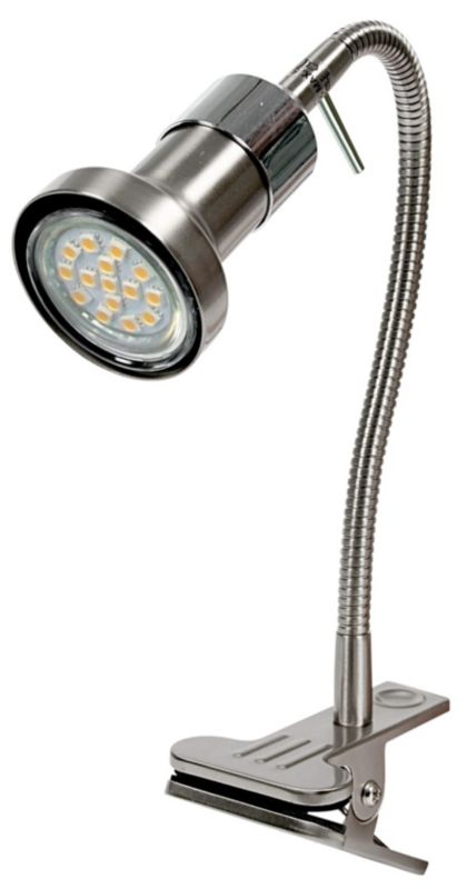 Lampa biurkowa Candellux Arkon chromowana srebrna 1 x GU10 x 50W IP20 wym: 25 x 8 x 15 cm metal - 1 szt.