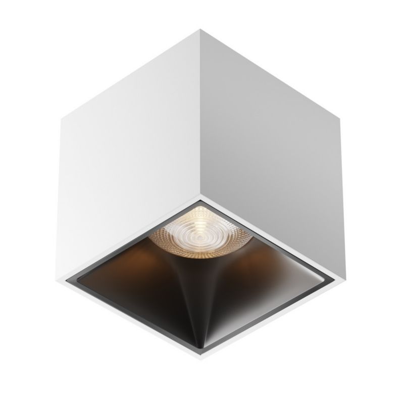 Lampa sufitowa Maytoni Alfa Led biała wym: 7 x 7 x 7 cm wbudowany LED 12W 3000K 840lm 1 szt.