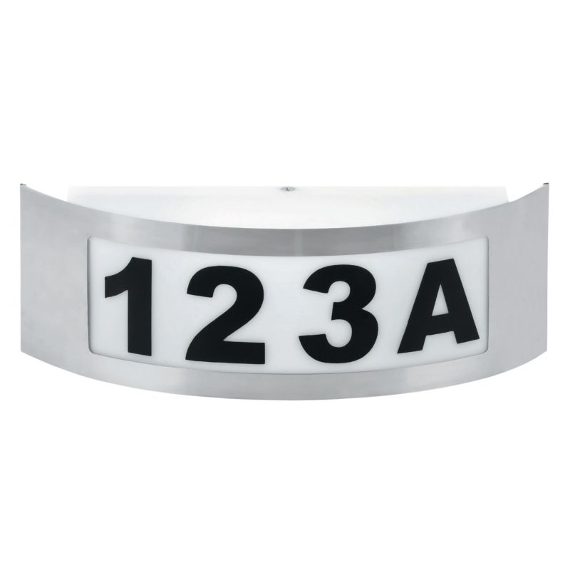 Kinkiet ścienny zewnętrzny Polux Rono srebrno-biały 1 x E27 x 14W IP44 wym: 9 x 31,5 x 10 cm - 1 szt.