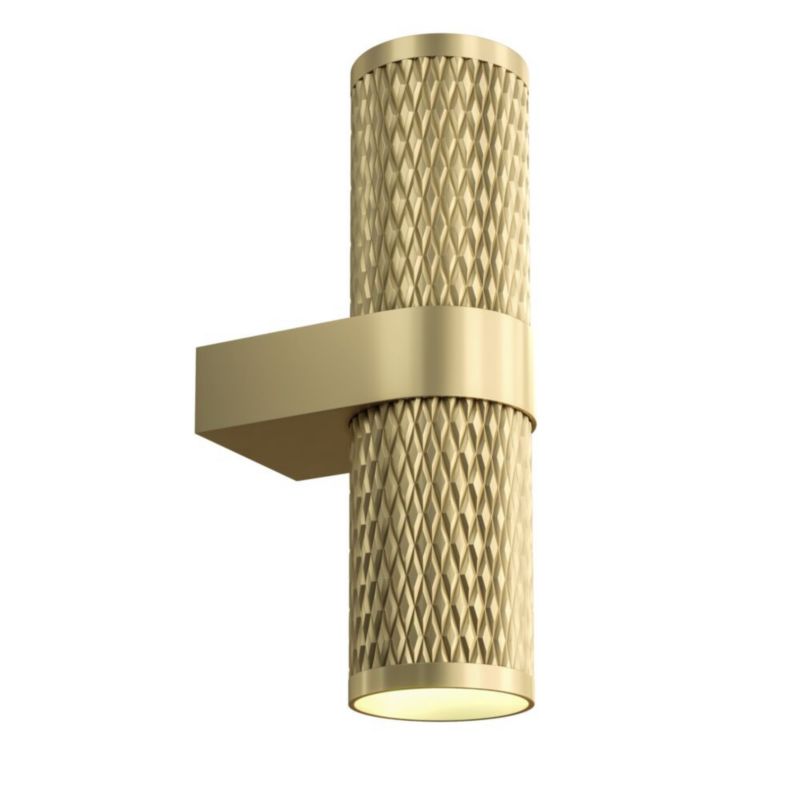 Kinkiet ścienny Maytoni Focus Design mosiężno-złoty 2 x GU10 x 7W IP20 wym: 21,7 x 6,5 x 10,6 cm - 1 szt.