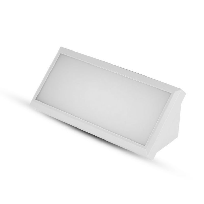 Kinkiet ścienny zewnętrzny V-TAC biały LED 12W 4000K 1250lm IP65 wym: 8,1 x 26,5 x 12 cm tworzywo sztuczne - 1 szt.