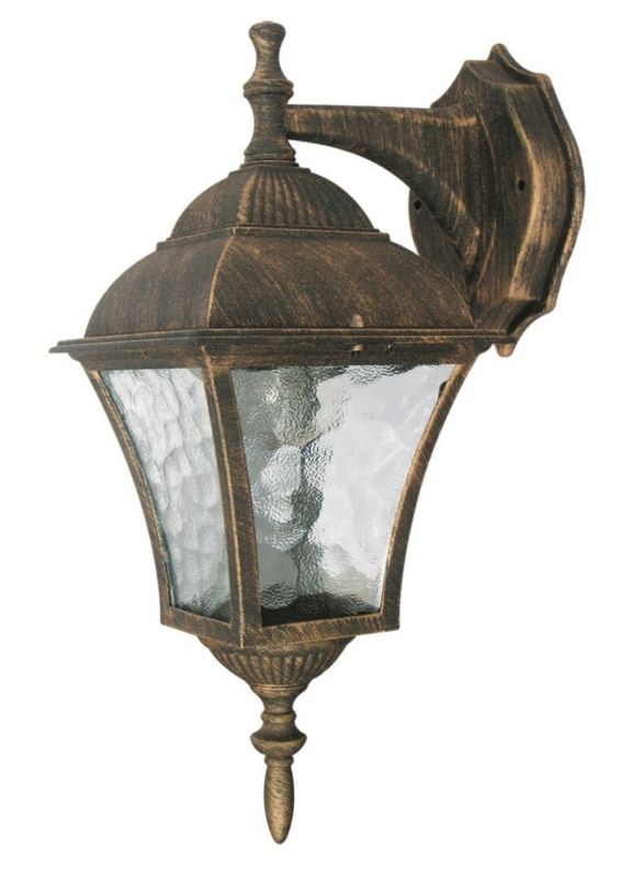 Kinkiet ścienny zewnętrzny Rabalux Toscana antyczne złoto 1 x E27 x IP43 wym: 37 x 14,5 x 20 cm - 1 szt.
