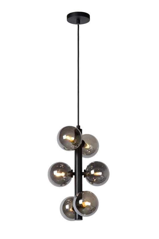 Lampa sufitowa wisząca Lucide Tycho 0951 czarna szerokość 25.5 cm 6xG9 x 28W 1 szt.
