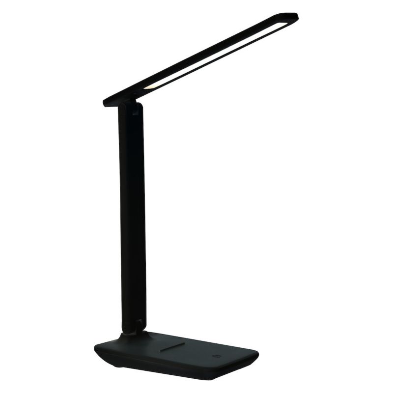 Lampa biurkowa Milagro Post czarna LED 5W 3000K-6500K 300lm IP20 wym: 32 x 11.5 x 28 cm metal - 1 szt.