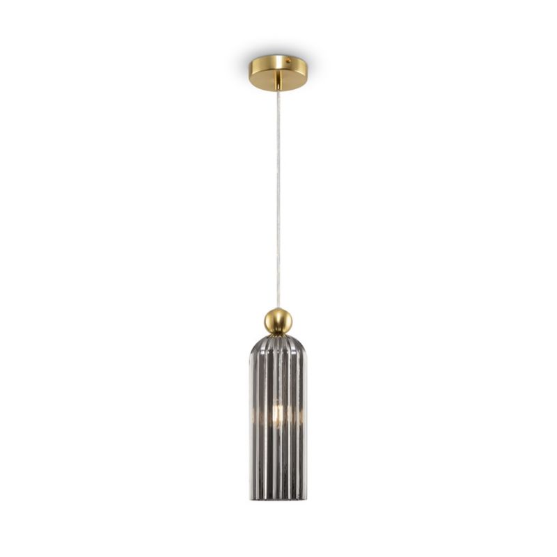 Lampa sufitowa Maytoni Antic mosiężno-złota wym: 187,5 x 10 x 10 cm 1xE14 x 40W szkło 1 szt.