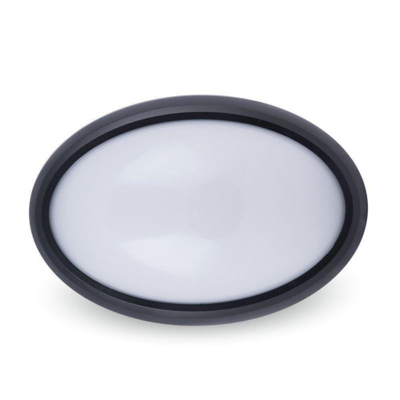 Plafon sufitowy V-TAC czarno-biały LED 12W 3000K 840lm IP54 wym: 16,5 x 9,6 x 9,6 cm tworzywo sztuczne - 1 szt.