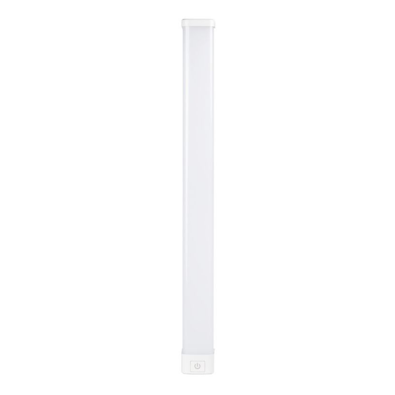 Kinkiet ścienny Kanlux Akvo biały do łazienki z włącznikiem LED 20W 4000K 2300lm IP44 wym: 80 x 5,7 x 7 cm - 1 szt.