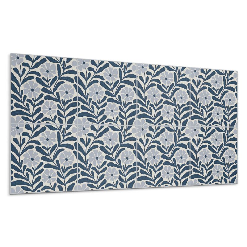 Panel samoprzylepny Wallfluent 100x50 cm Roślinny wzór kwiatów 1 szt.