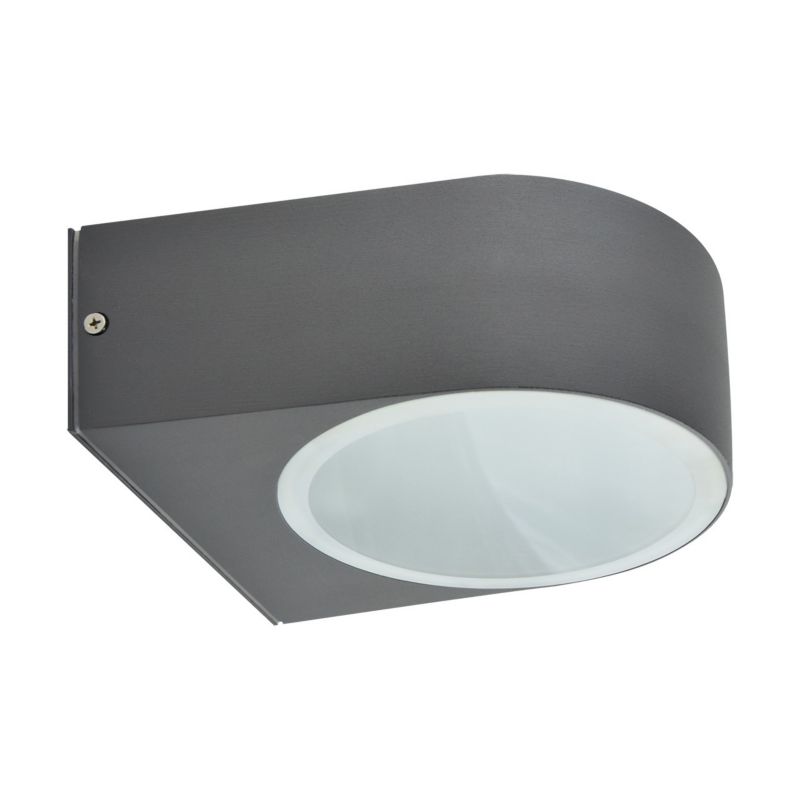 Kinkiet ścienny zewnętrzny Struhm Limo ciemnoszary 1 x E27 x IP54 wym: 7 x 17 x 19 cm - 1 szt.