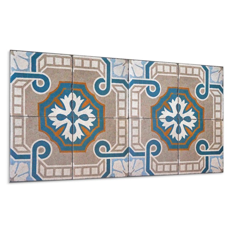 Panel samoprzylepny Wallfluent 120x60 cm Ornamentalna mozaika w stylu graficznym 1 szt.