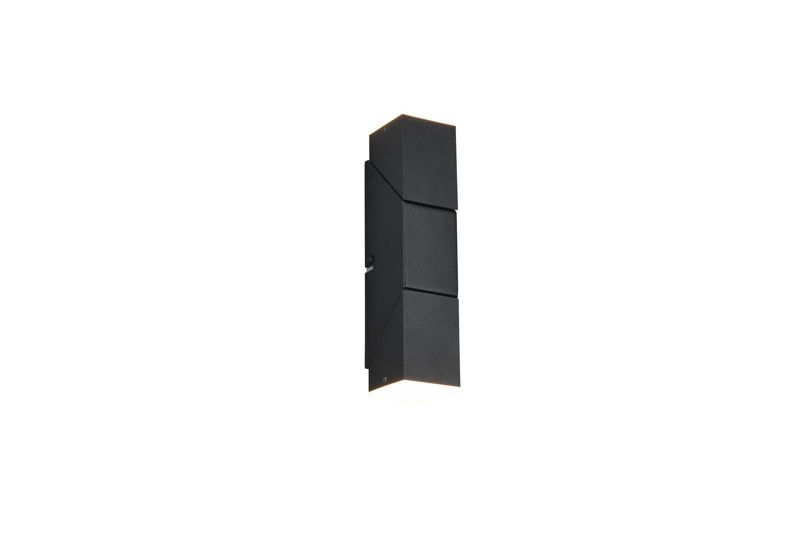 Kinkiet ścienny Trio Raglan czarny góra-dół LED 3W 3000K 2 x 400lm IP20 wym: 17 x 5 cm - 1 szt.