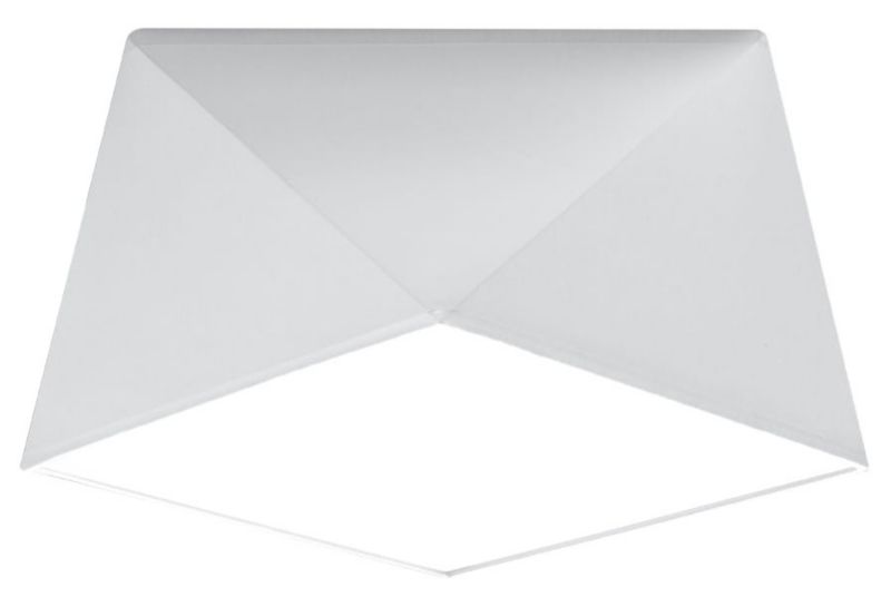 Plafon Sollux Lighting Hexa biały 1 x E27 x IP20 wym: 15 x 30 x 30 cm - 1 szt.