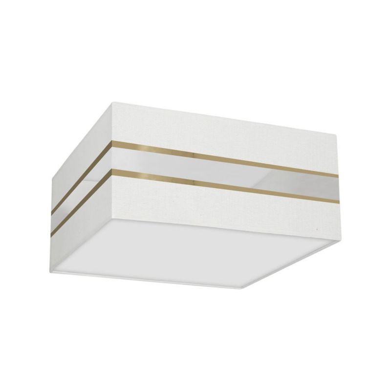 Plafon sufitowy nowoczesny Milagro Ultimo biały 2 x E27 x 40W IP20 wym: 15 x 40 x 40 cm - 1 szt.
