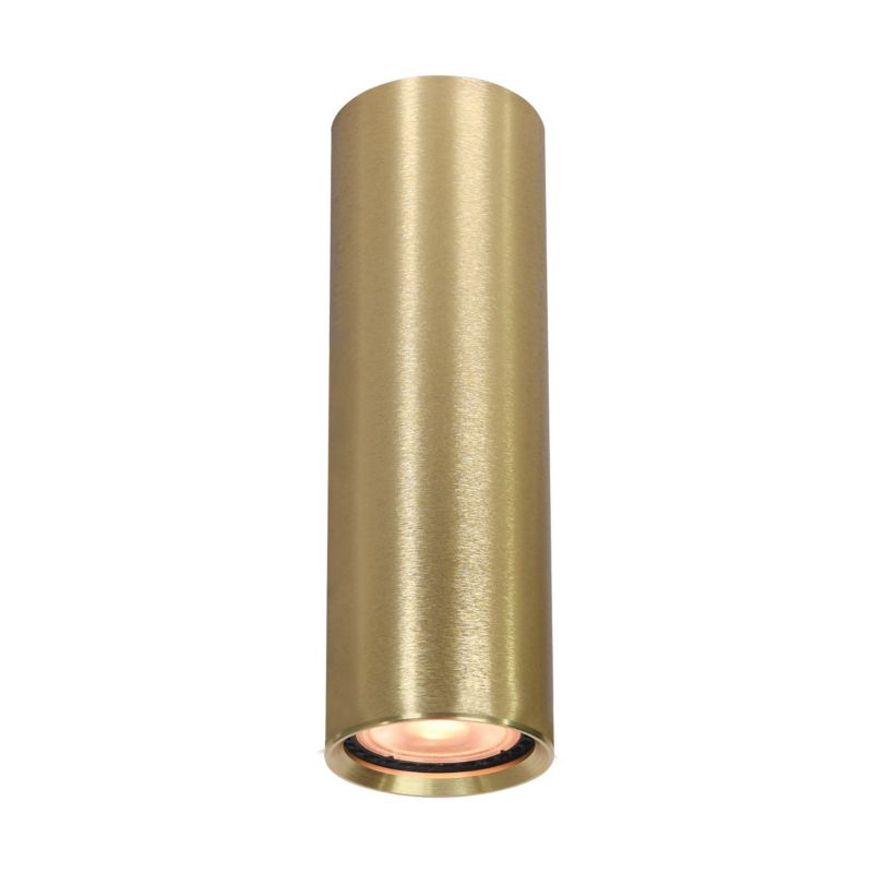 Oprawa sufitowa Italux Lopus złoty nowoczesna 1 x GU10 x 10W IP20 wym: 17 x 5,4 x 5,4 cm - 1 szt.