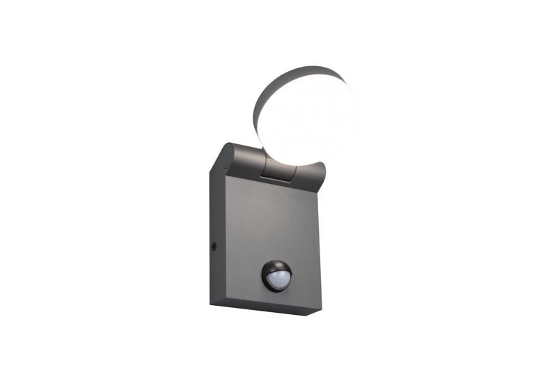 Kinkiet zewnętrzny z czujnikiem Trio Adour antracyt LED 10W 2300K - 4000K 1000lm IP44 wym: 17,5 x 10 x 10 cm aluminium - 1 szt.