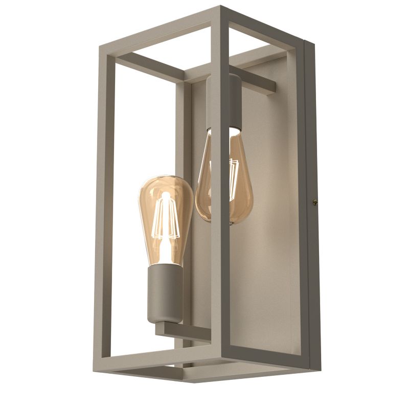 Kinkiet ścienny Luminex Frame kremowy 2 x E27 x 15W IP20 wym: 40 x 20 x 17 cm - 1 szt.