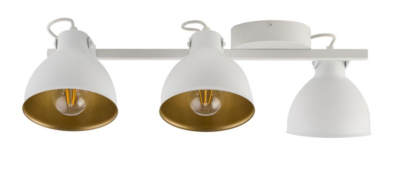Oprawa sufitowa Sigma Lighting Mars biało-złoty 3 x E27 x IP20 wym: 17 x 54 x 27 cm - 1 szt.