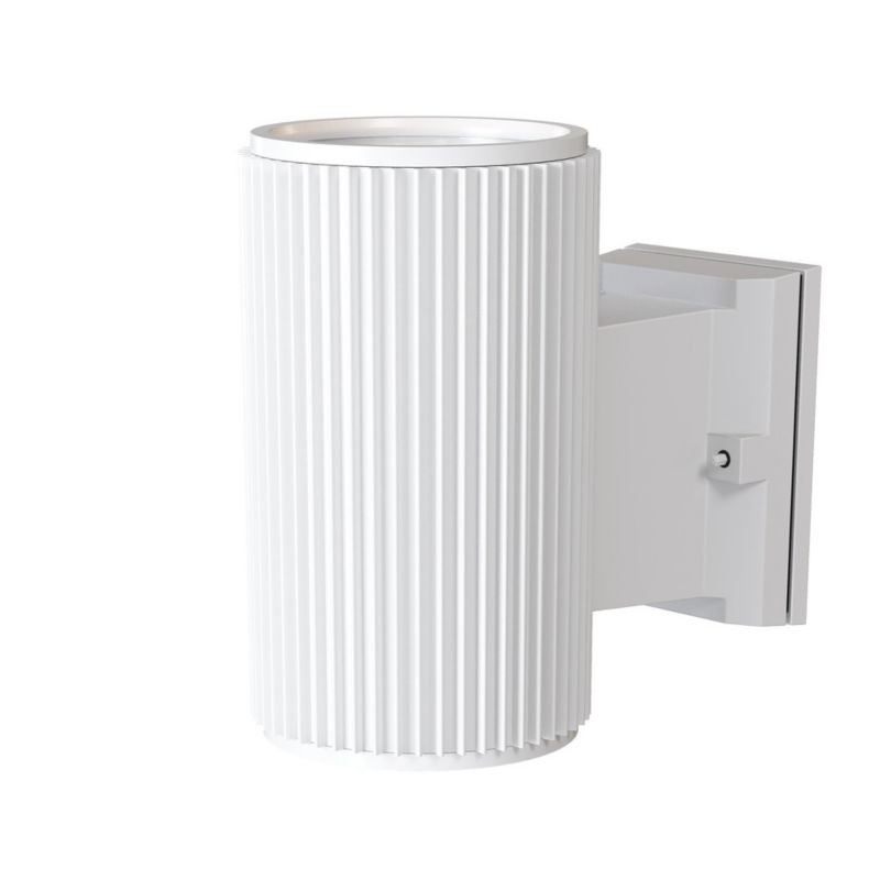 Kinkiet ścienny zewnętrzny Maytoni Rando biały transparentny 1 x E27 x 60W IP54 wym: 16 x 16 x 16 cm - 1 szt.