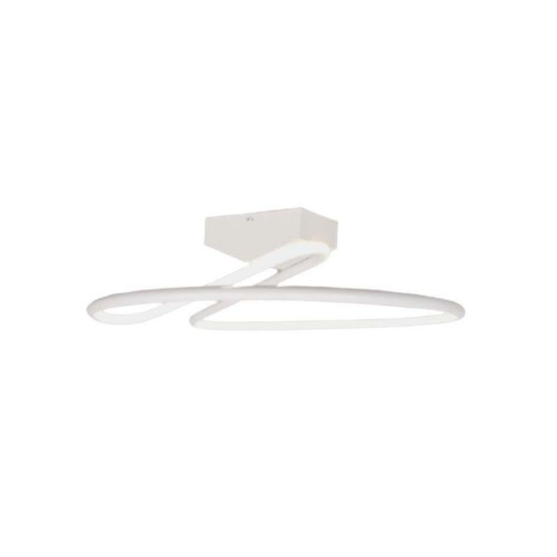 Lampa sufitowa wisząca V-TAC Vt-6129 biała wym: 16,5 x 52 x 52 cm wbudowany LED 43W 1 szt.