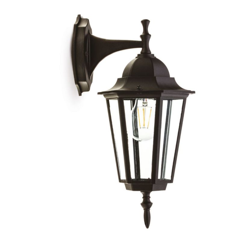 Kinkiet ścienny zewnętrzny Kobi Lo4102 czarny 1 x E27 x 50W IP54 wym: 37 x 17 x 20 cm - 1 szt.