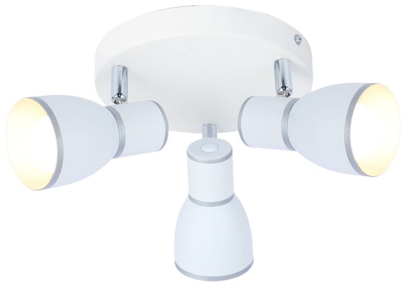 Lampa sufitowa wisząca Candellux Fido biała wym: 16 x 34 x 34 cm 3xE14 x 40W 1 szt.