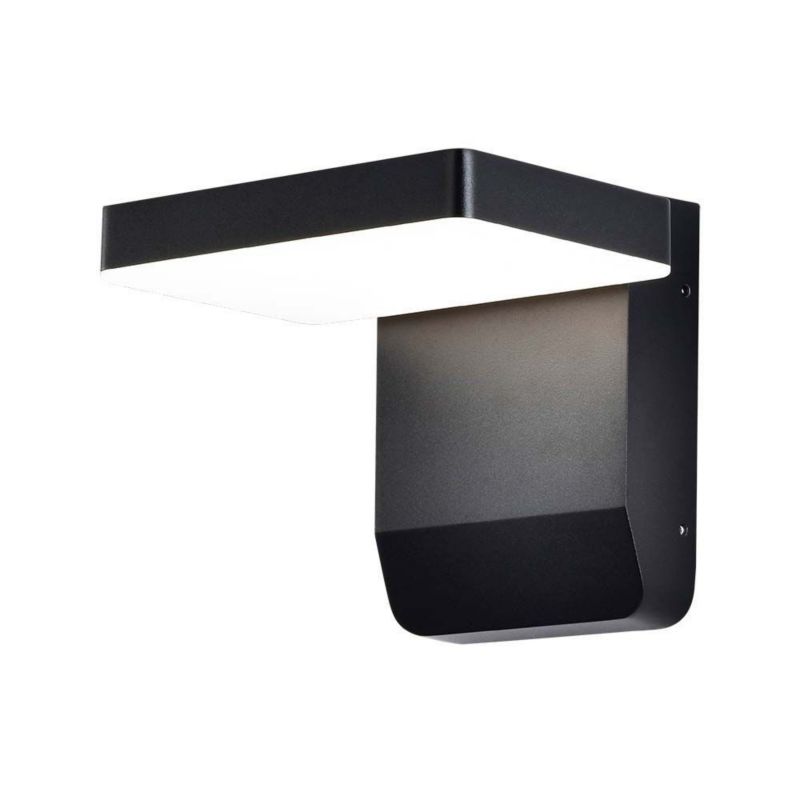 Kinkiet ścienny zewnętrzny V-TAC czarny LED 17W 4000K 2580lm IP65 wym: 17 x 17,8 x 16 cm aluminium - 1 szt.