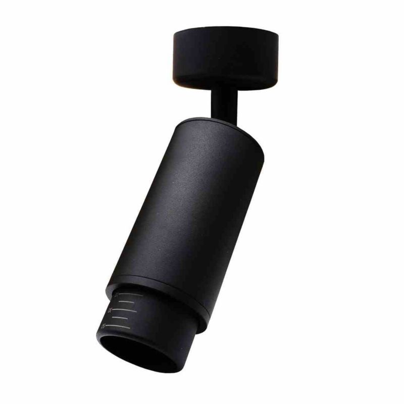 Kinkiet ścienny Milagro Zoom czarny 1 x GU10 x 40W IP20 wym: 16,5 x 6 x 5,5 cm - 1 szt.