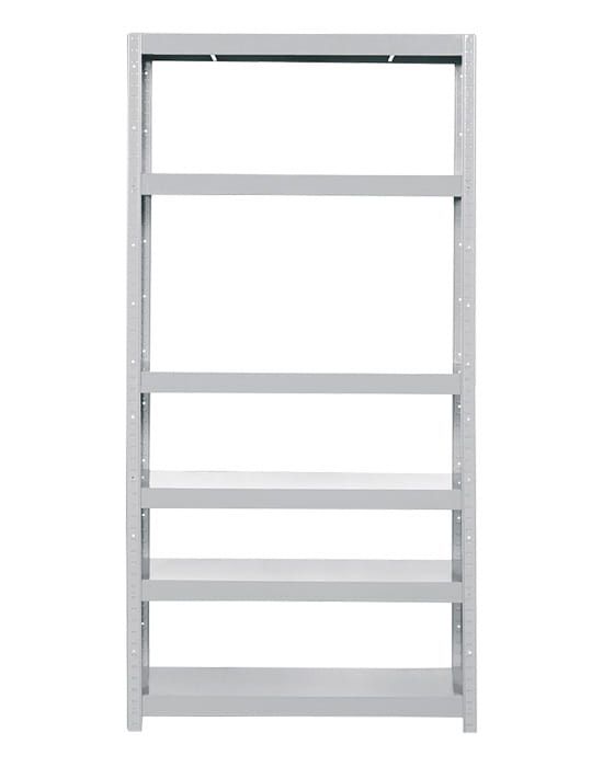 Regał metalowy wciskany 875-12 Metalkas 225x120x50 175kg biały 1 szt.