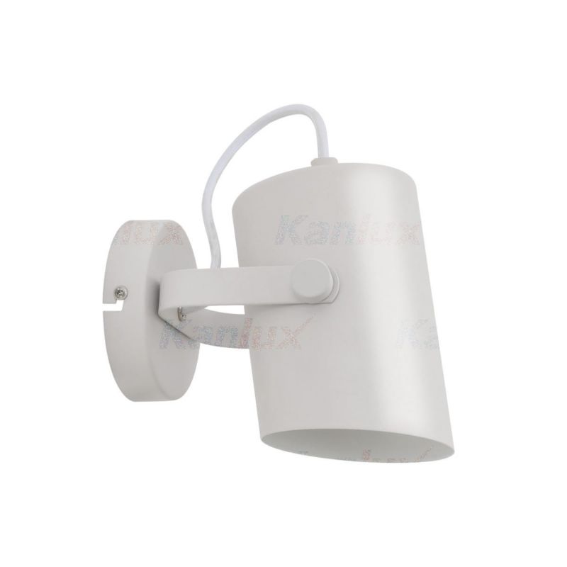 Kinkiet ścienny Kanlux Larata biały 1 x E27 x 5W IP20 wym: 15 x 11 x 16,5 cm - 1 szt.