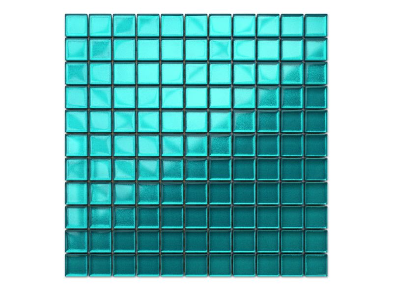 Mozaika szklana Ilcom niebieska deep blue 30x30cm 1 szt.