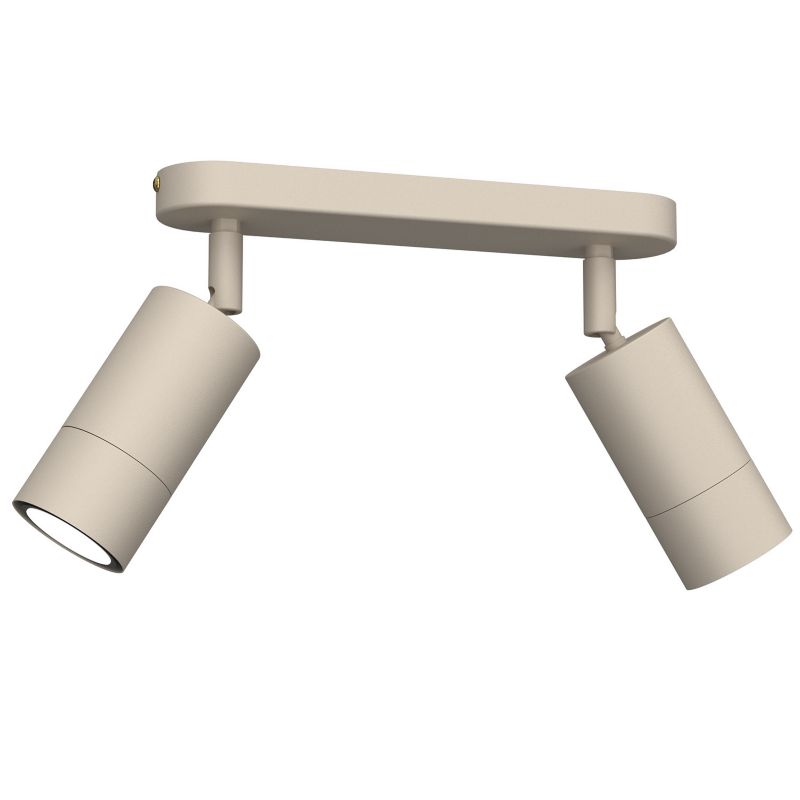 Reflektor sufitowy Luminex Link kremowy 2 x GU10 x 8W IP20 wym: 16 x 24 x 6 cm - 1 szt.