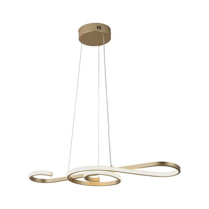 Lampa wisząca V-TAC Vt-7817 mosiężno-złota wym: 100 x 70 x 70 cm wbudowany LED 18W 1 szt.