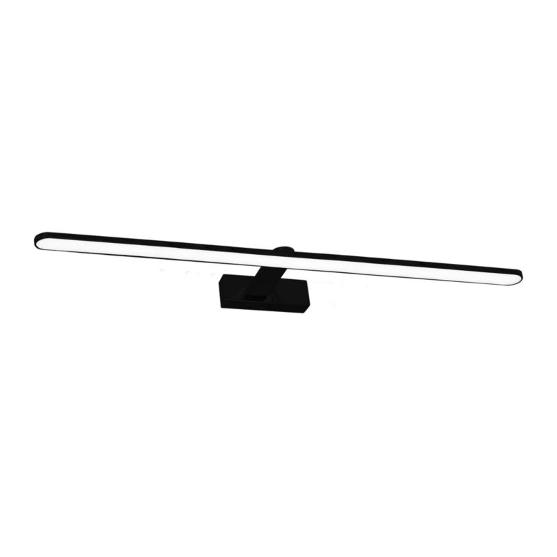 Kinkiet ścienny Milagro Splash czarno-biały LED 12W 4000K 1470lm IP44 wym: 5 x 100 x 11 cm - 1 szt.